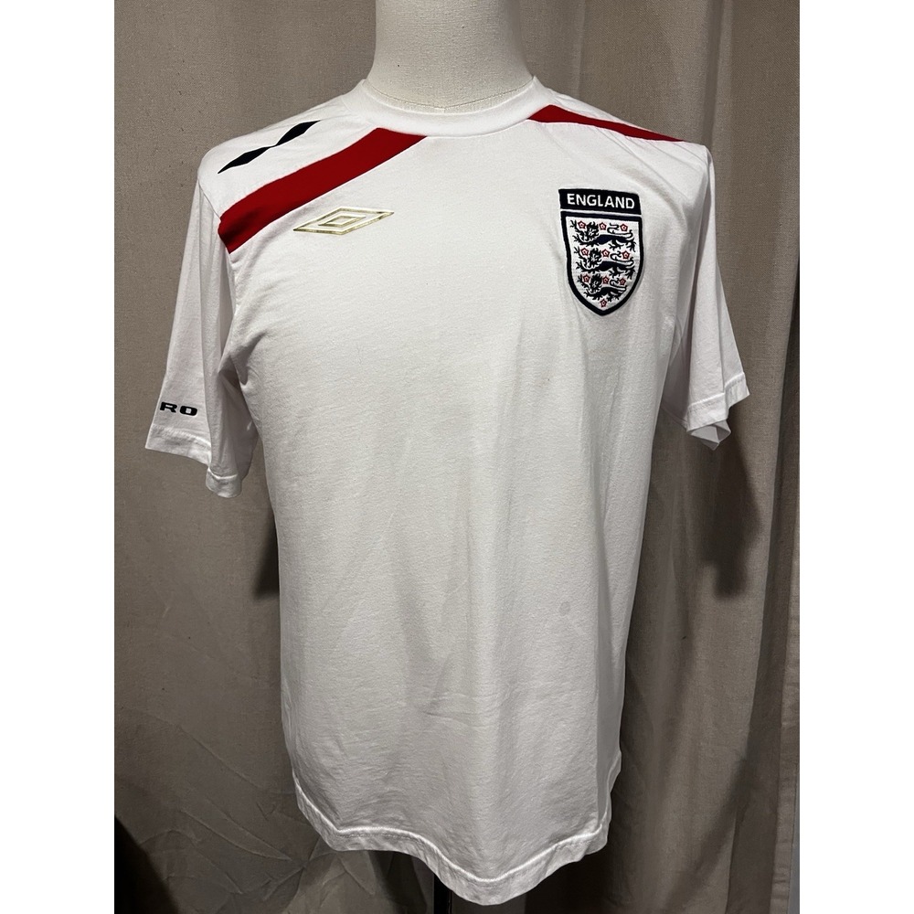 Umbro England Soccer/futbol‎ Shirt White Medium